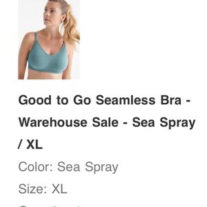 Knix Seamless Bra in Sea Spray